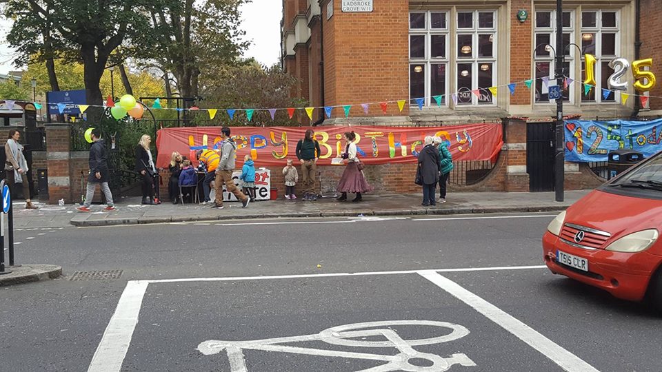 North Kensington Library birthday cake stall